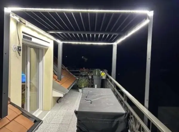 pergola bioclimatique lumineux sur mesure evry mereville