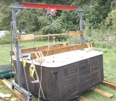 pose jacuzzi spa arpajon installation