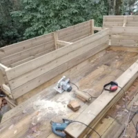 Réalisation creation de la terrasse fait sur mesure à Itteville proche arpajon