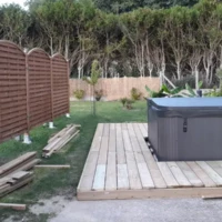 Réalisation installation pose spa detente terrasse saclas bretigny maintenance jacuzzi massage