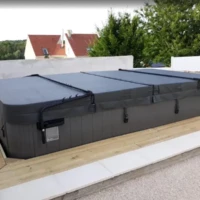 Réalisation installation pose spa nage courcelles sport amenagement exterieur