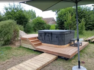 Nos Spas spa detente nage relaxation hydromassage abri jardin etampes mereville