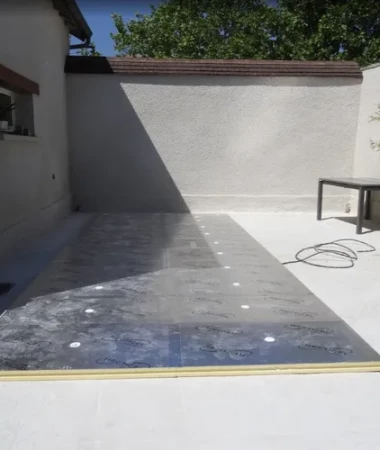 Spa de nage spa nage installation dalle beton pause entretien