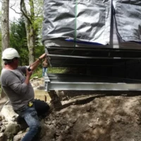 Réalisation spa nage installation grue convoi exceptionnel mereville etampes hydromassage