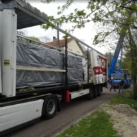 Réalisation spa nage installation grue convoi exceptionnel mereville etampes maintenance